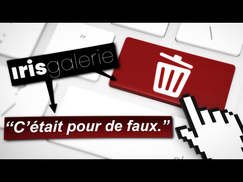 Iris Galerie supprime TOUT et le patron répond (c'est lunaire) 😶