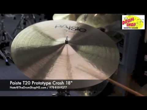 Paiste T20 Prototype Crash 18" - The Drum Shop North Shore