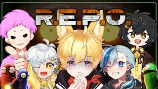 ⚠️概要欄見てね⚠️【R.E.P.O. #1/コラボ】物理演算マスターなら傷一つつけず貴重品運搬できる説🐾 with 星羊おメガ、篠原詩乃舞、ボムＧ、しれん【いろみね/Vtuber】