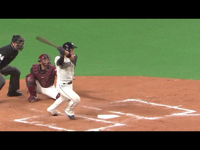 【6回裏】左中間真っ二つ!! ファイターズ・近藤のタイムリー2ベースで追加点!! 2019/5/21 F-E