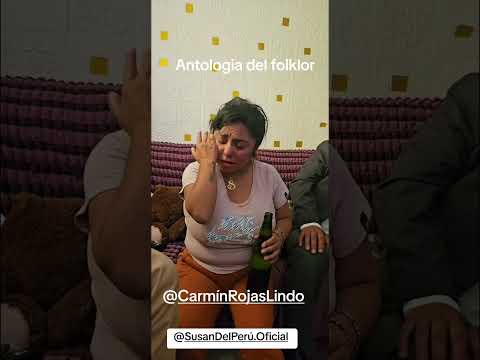 SUSAN DEL PERU SINGS AND CRIES AFTER THE DEATH OF FOLCKLORE ANTHOLOGY.