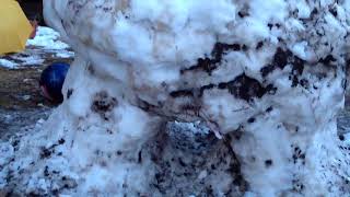 雪でザ・魔雲天作った！！！