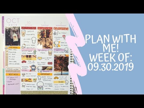 Plan With Me Using Leftovers? | 09.30.2019