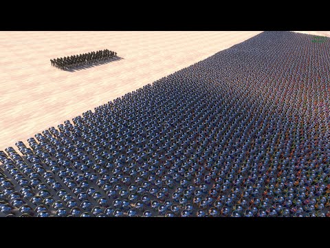 100 MODERN SOLDIERS vs 40.000 ROMANS - Ultimate Epic Battle Simulator