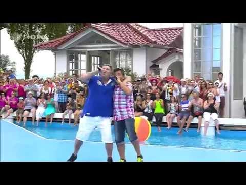 19.07.2015 ZDF Fernsehgarten - Jörg und Dragan "Küssen oder wat"