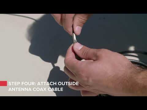 weBoost Drive X RV InVehicle Cell Signal Booster Kit Set Up