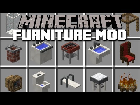 MC Naveed - Minecraft - Minecraft FURNITURE MOD / ASSEMBLE HUGE HOUSES IN MINECRAFT IN MINUTES!! Minecraft