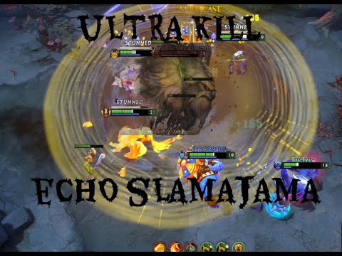 Dota 2 Earthshaker!! 5 MAN ECHOO. ULTRAKILL SLAMAJAMA