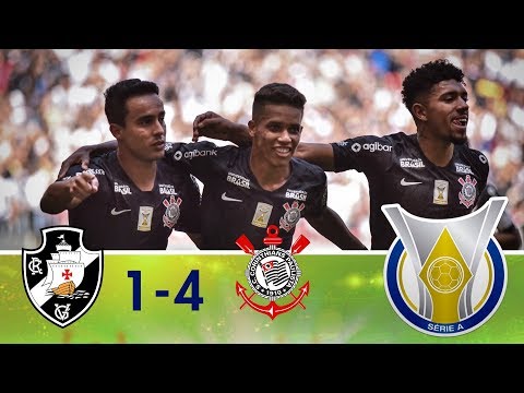 Melhores momentos - Vasco 1 x 4 Corinthians - Campeonato Brasileiro (29/07/2018)