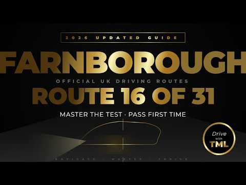Farnborough Driving Test Routes 2026 | Route 16 of 31 Walkthrough | Pass Your Farnborough Test