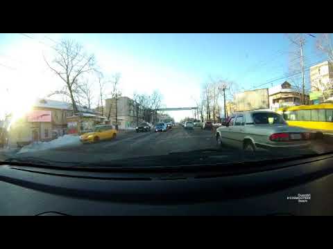 Автобус выехал на встречку в Хабаровске