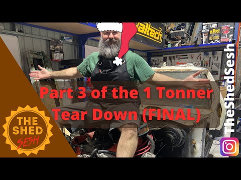 HZ One Tonner tear down Part 3 - Front end, Engine and tranny [FINAL] | The Shed Sesh
