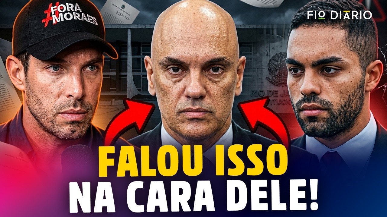 ALEXANDRE DE MORAES FOI DESMASCARADO AO VIVO