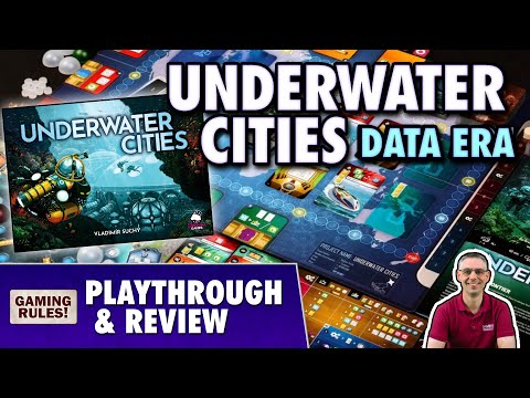 Underwater Cities: Data Era expansion - Playthrough & Review