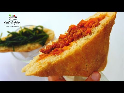 RICETTA TRAPIZZINO FATTO IN CASA #streetfood - RICETTE DI GABRI