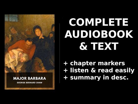 Major Barbara 💛 By George Bernard Shaw FULL Audiobook