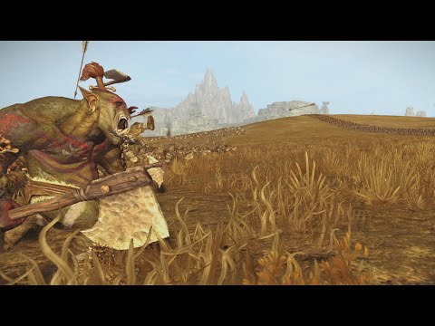 4500 Orcs VS 4500 Goblin Archers Warhammer Total War