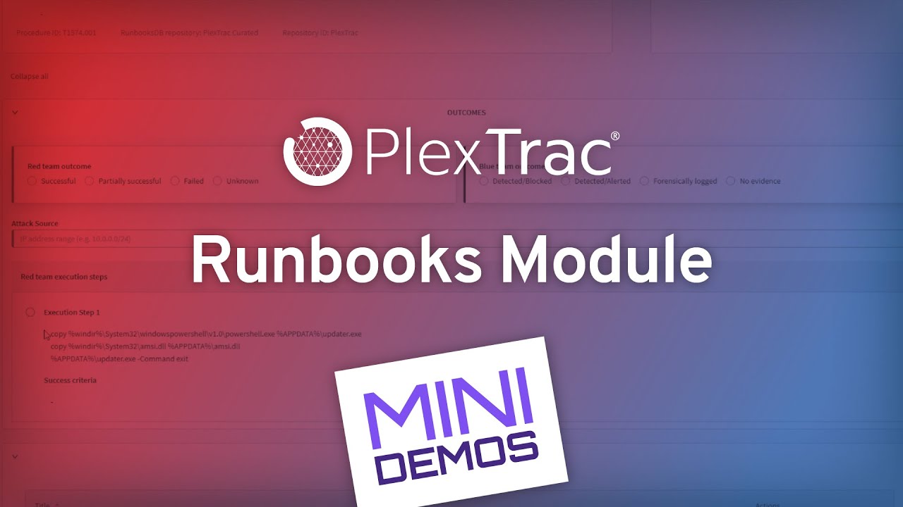 PlexTrac Runbooks Module demo thumbnail