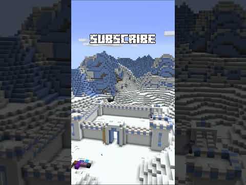 Insane Snowman Castle Build - Minecraft Timelapse
