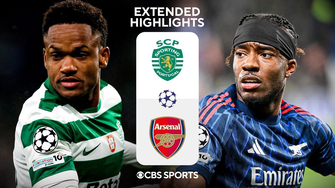 Sporting CP vs. Arsenal: Extended Highlights | UCL Quarter-final - Leg 1 | CBS Sports Golazo