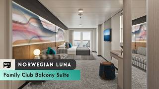 Norwegian Luna | Family Club Balcony Suite Stateroom Tour & Review | 4K | 2026