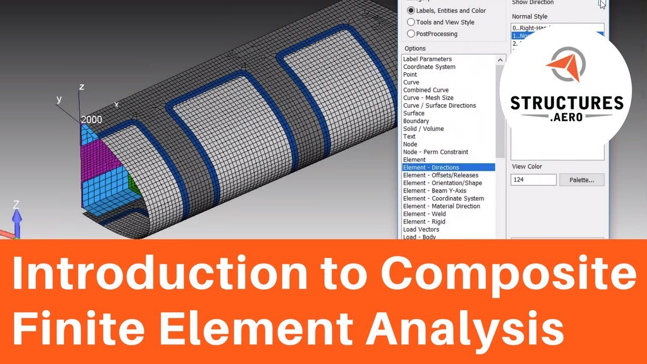 An Introduction to Composite Finite Element Analysis (with a modeling demonstration in Femap)