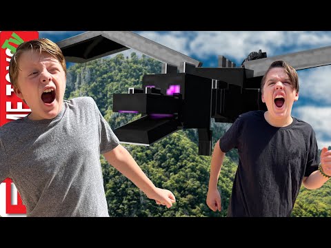Get to the End Portal Before the Ender Dragon Finds Us! Minecraft Adventure!