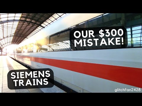 Siemens Trains and a $300 mistake in Germany 🥲🥲