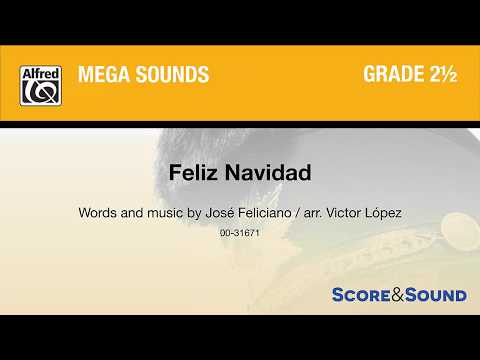 Feliz Navidad, arr. Victor López – Score & Sound