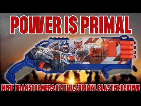 Бластер Hasbro Nerf Transformers Optimus Primal Dart Blaster - фото 1 - id-p2018887037
