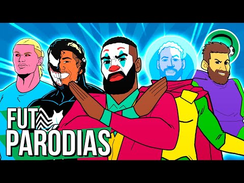 ♫ E SE OS JOGADORES FOSSEM SUPER-VILÕES? | FutParódia Animada - A Queda