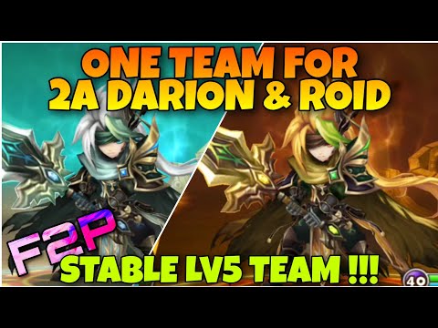 ONE TEAM FOR 2A DARION AND 2A ROID !!! SUMMONERS WAR