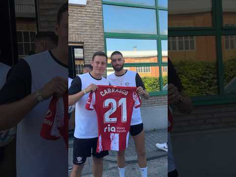 Do you want to win this signed Yannick Carrasco shirt⁉️😍 #yannickcarrasco #atleticomadrid