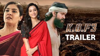 KGF 3 Official Trailer | Yesh | Raveena Tandon | Srinidhi Shetty | Vartha Studio