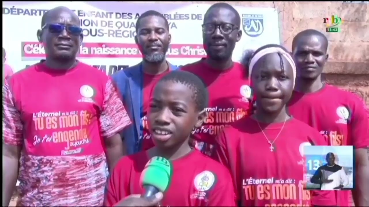 Les enfants des Assemblées de Dieu de Ouahigouya célèbrent Noël à travers prières et enseignements