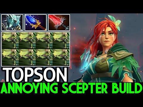 TOPSON [Windranger] 100% Unstoppable Annoying Scepter Build Dota 2