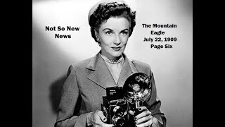 Page Six Mountain Eagle Special Edition July 22, 1909:  Not So New News