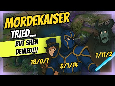 Shen BUFFS coming!!!! - Shen vs Mordekaiser matchup #shen