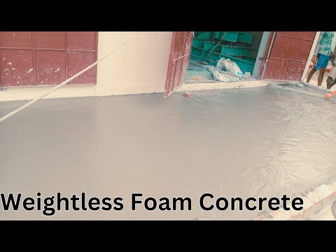 Weightless Foam Concrete