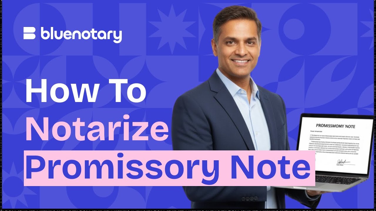 How to Notarize a Promissory Note