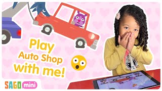 SAGO MINI AUTO SHOP Play With Me 🏎️💨 | Educational Videos for Kids | Sago Mini World Play Along
