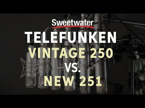 Telefunken Vintage ELA M 250E vs. New ELA M 251E Mic Comparison