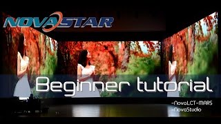 LED screen/ LED sign/ LED display control software Novastar beginner tutorial