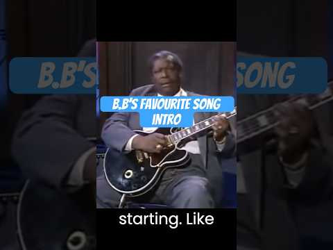 B.B King’s favourite song intro 🎸 #guitar #bbking #blues #guitarlesson #bluessolo