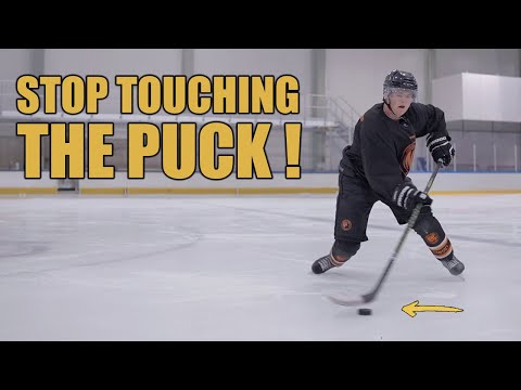 Stop touching the puck ! - 3 Advanced Elite Stickhandling Skills Crosby Curl & McDavid No Dribble  