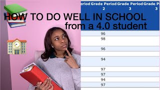 HOW TO DO WELL IN SCHOOL + TIPS & TRICKS
