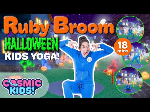 , title : 'Ruby Broom  🎃 | A Halloween Cosmic Kids Yoga Adventure! | Kids Halloween Videos 🦇'