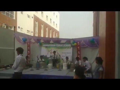 RYTHMIC MUSIC WITH WASTE MATERIAL I INDIA GOT TALENT I PLAYING AT INDRAPURAM PUBLIC SCHOOL