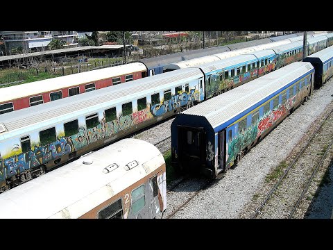 Passenger video footage: Abandoned Rolling Stock - Thessaloniki Railway Station 07.07.2019 - [356]