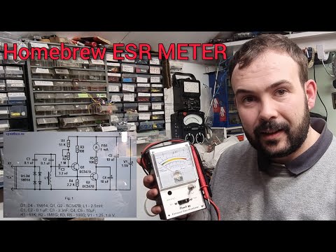 DIY ESR Meter, Capacitor meter.